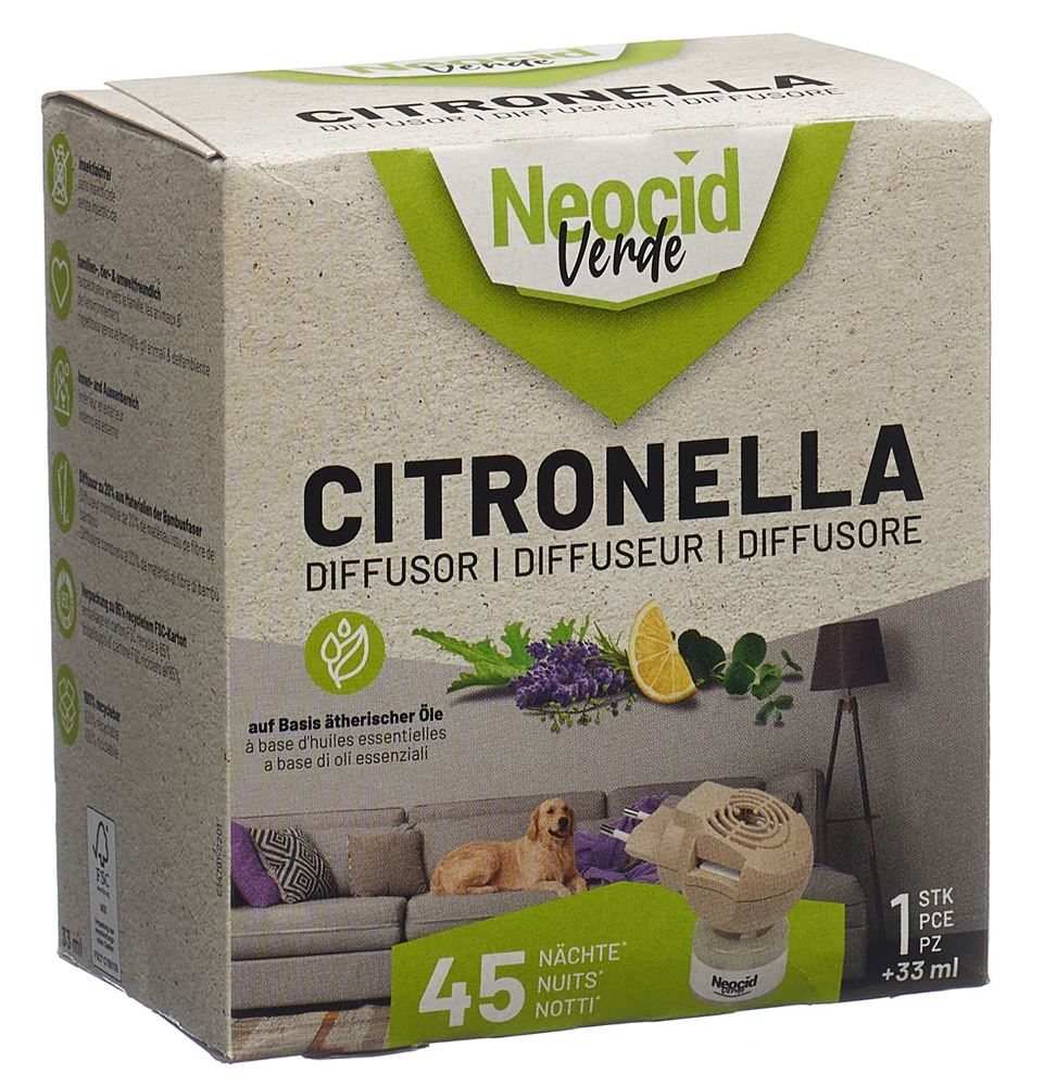 Neocid citronella diffuseur, image principale