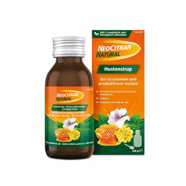 NEOCITRAN Natural Hustensirup, Hauptbild