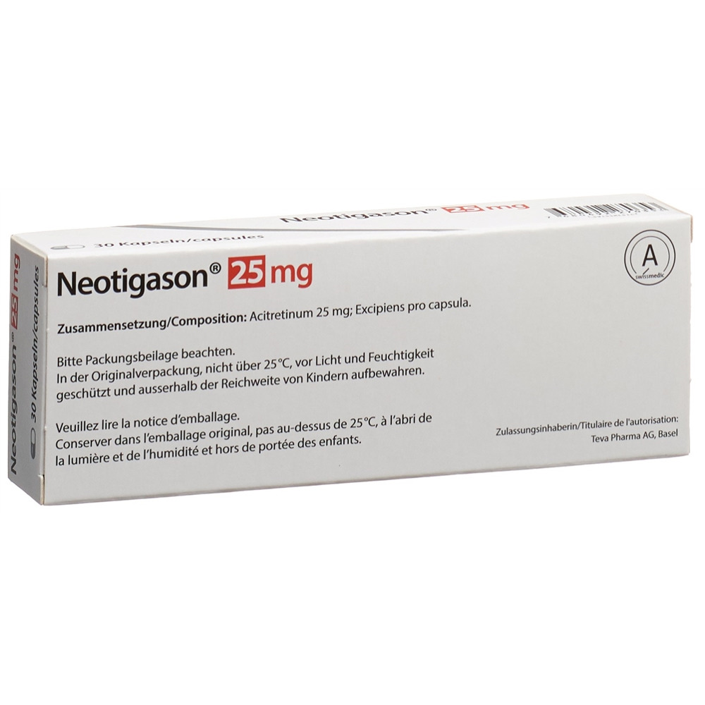 NEOTIGASON Kaps 25 mg Blist 30 Stk, Bild 2 von 2