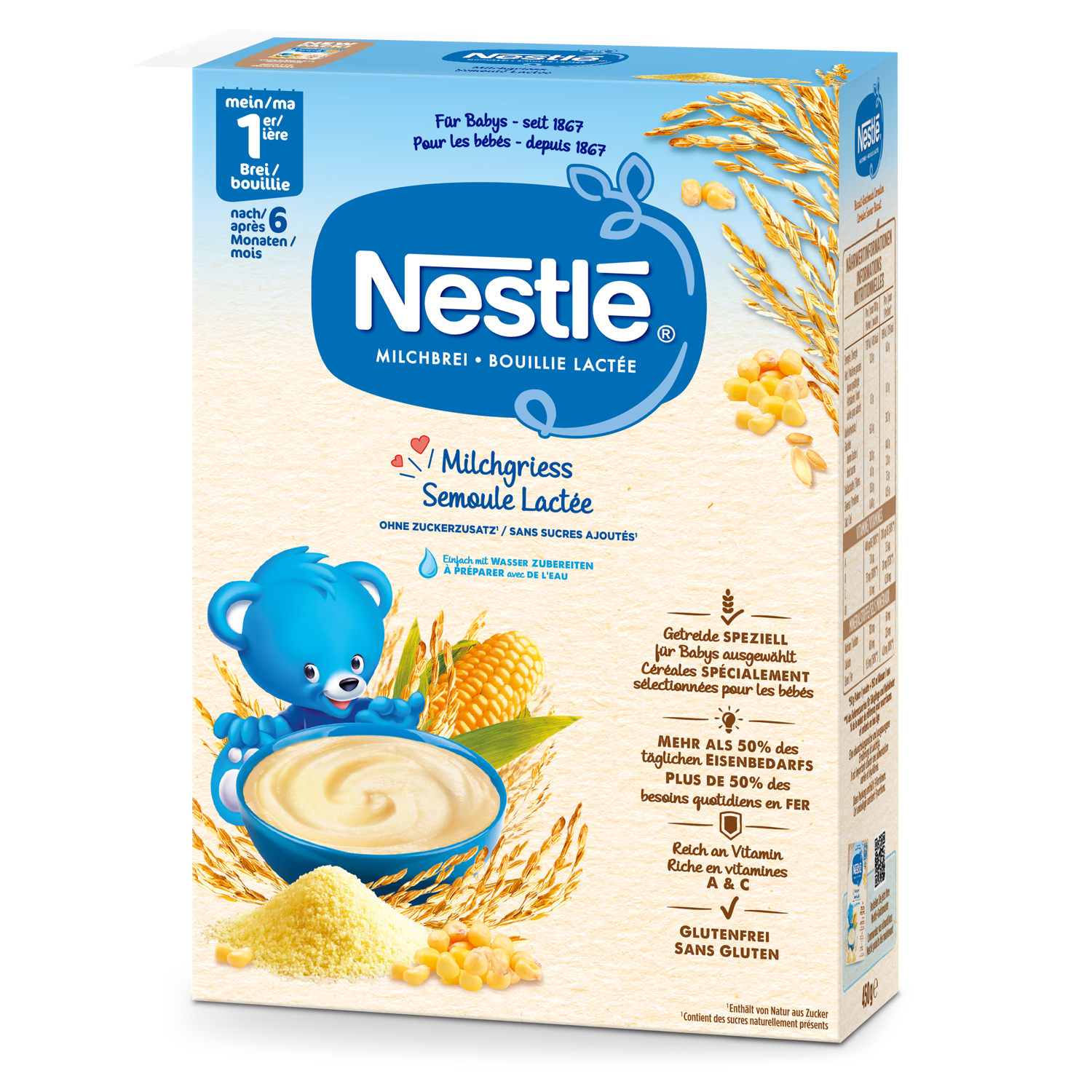 NESTLE Semoule lactée, image principale