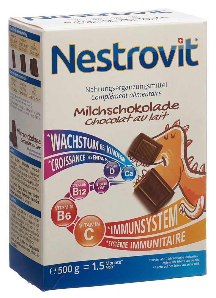 NESTROVIT chocolat au lait 500 g, image principale