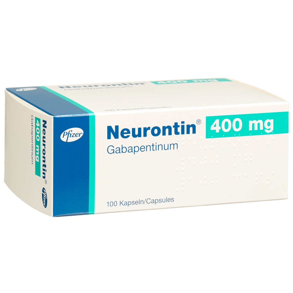 Neurontin caps 400 mg blist 100 pce, image principale