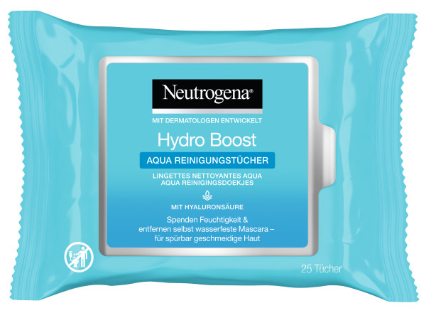 Neutrogena Hydro Boost Aqua lingettes nettoyantes, image principale