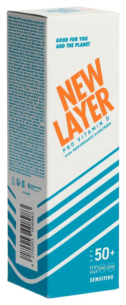 New Layer crème solaire pro vitamine D