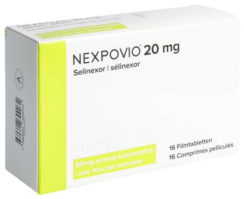 NEXPOVIO cpr pell 20 mg blist 16 pce, image principale