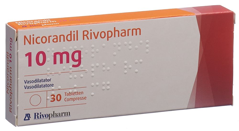 NICORANDIL Rivopharm 10 mg, image principale