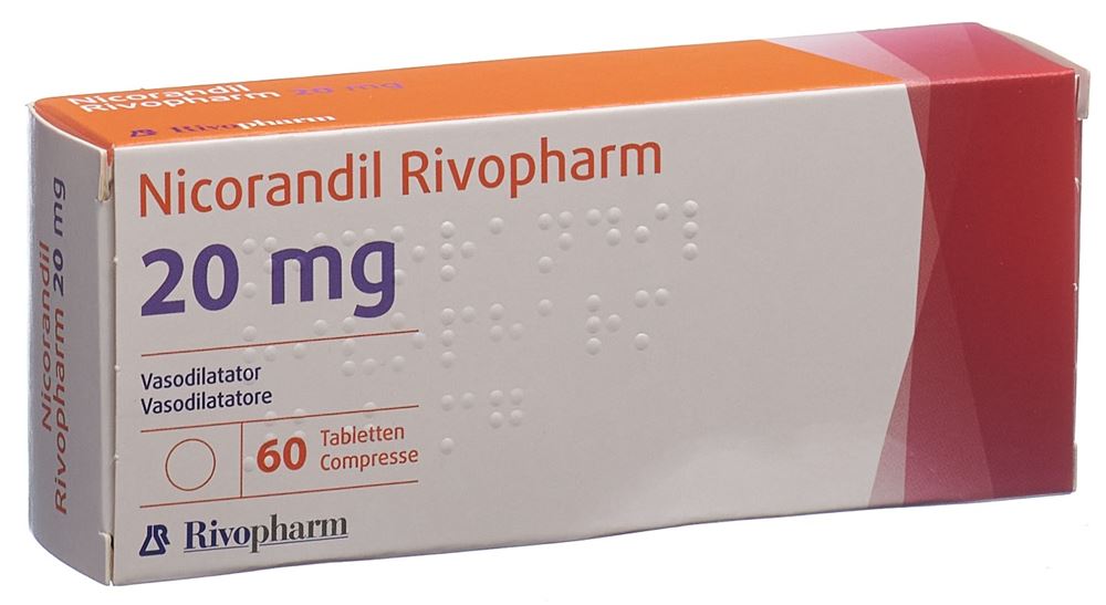 NICORANDIL Rivopharm 20 mg, image principale
