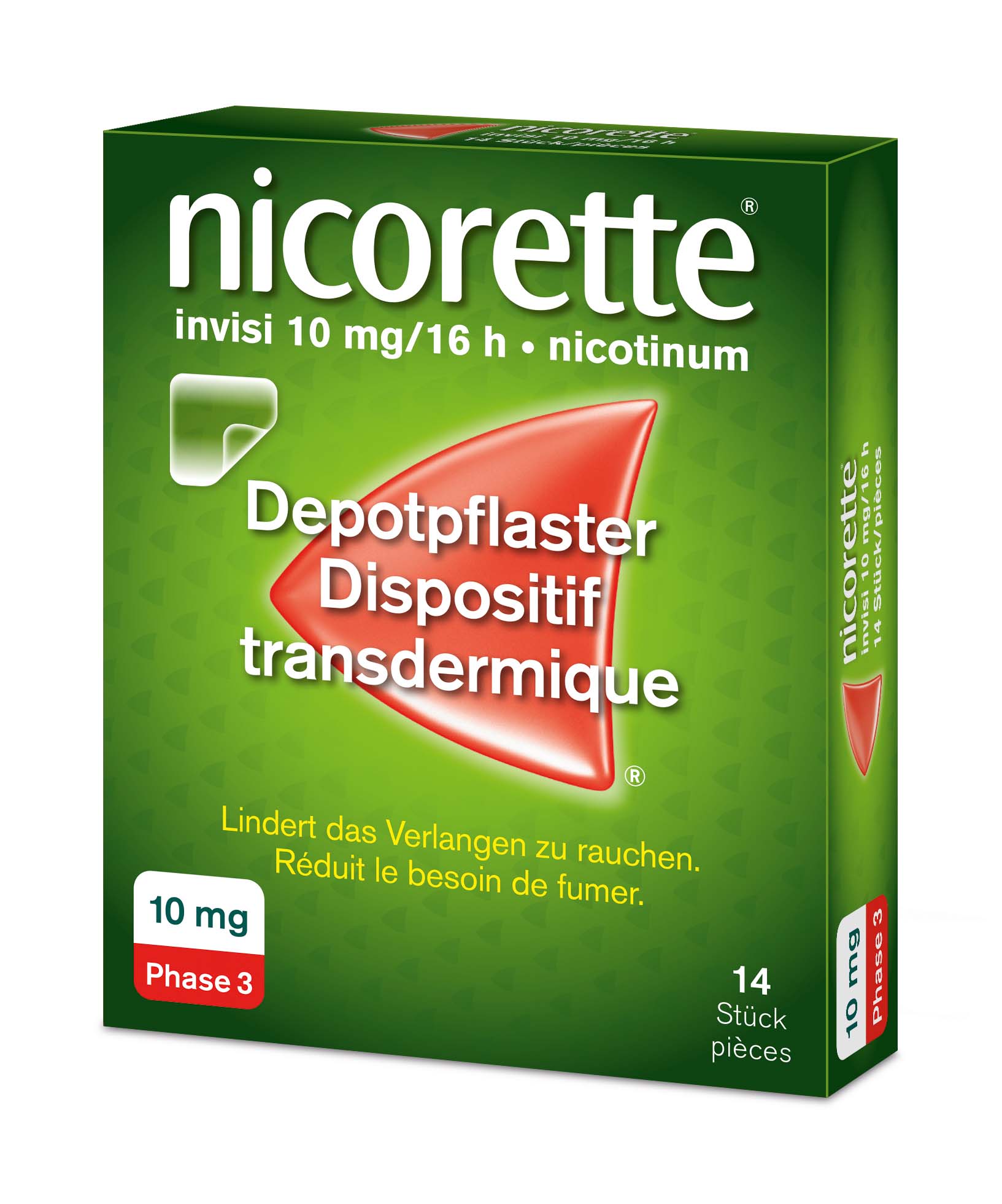 NICORETTE Invisi patch 10 mg/16h