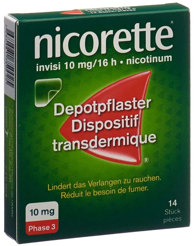 NICORETTE Invisi patch 10 mg/16h