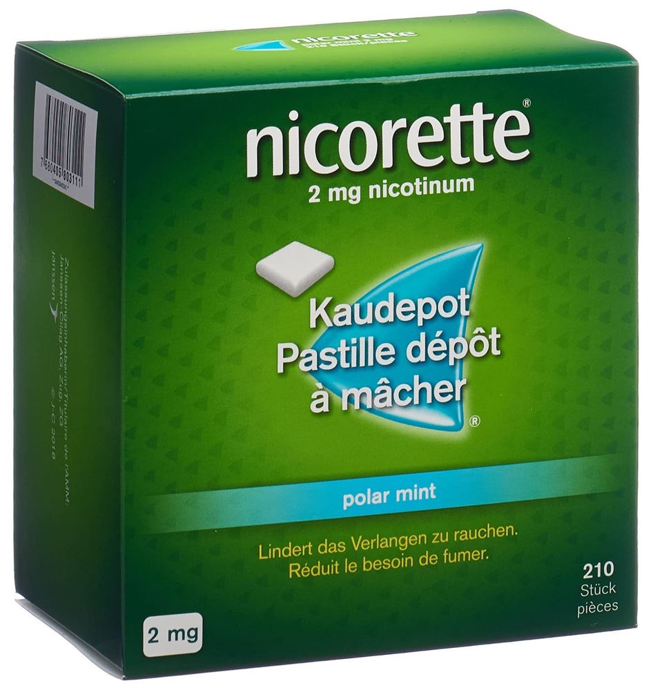 NICORETTE Polar Mint pastilles dépôt à mâcher 2 mg, image principale