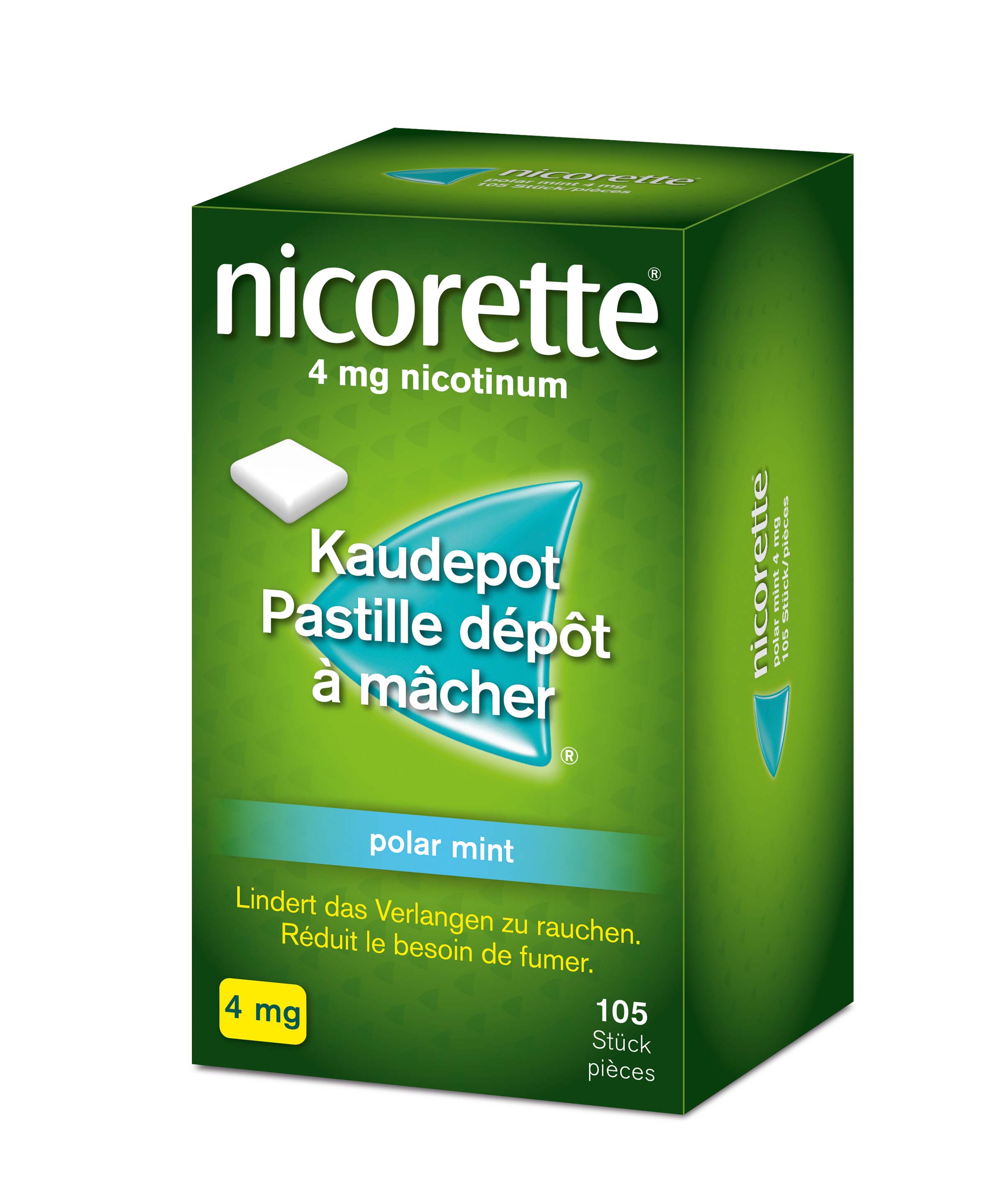 NICORETTE Polar Mint pastilles dépôt à mâcher 4 mg, image principale