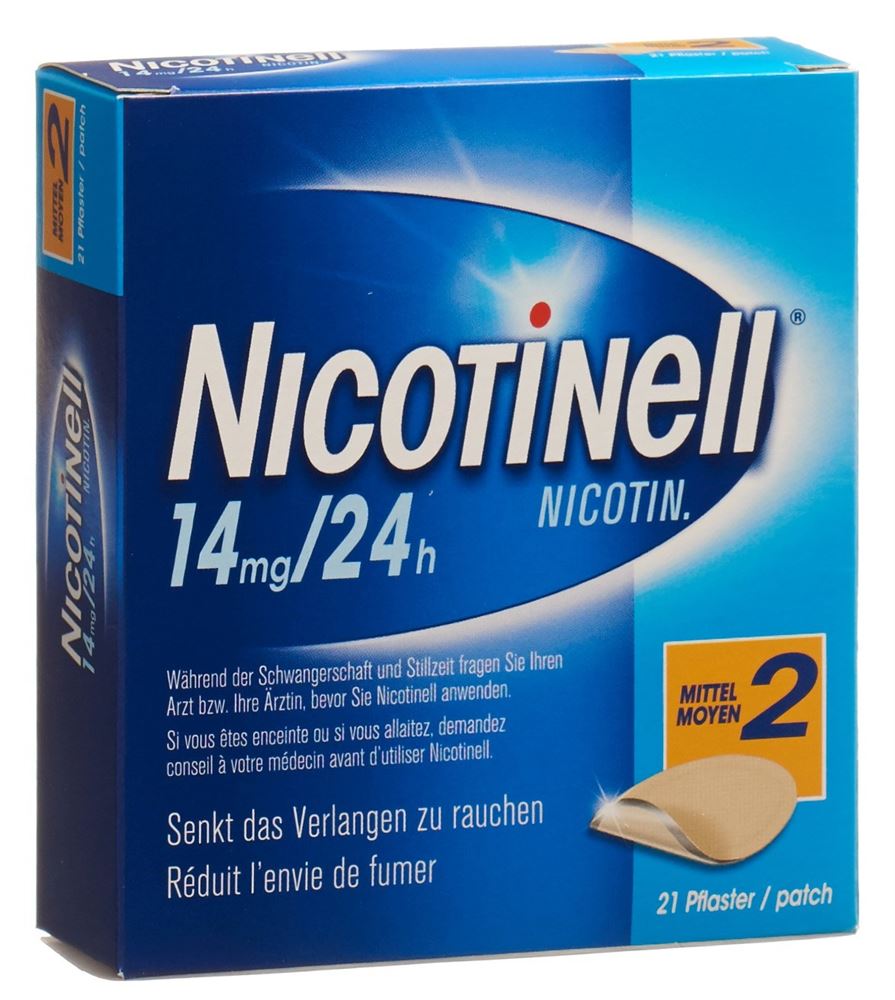 NICOTINELL 2 mittel 14 mg/24h, Hauptbild