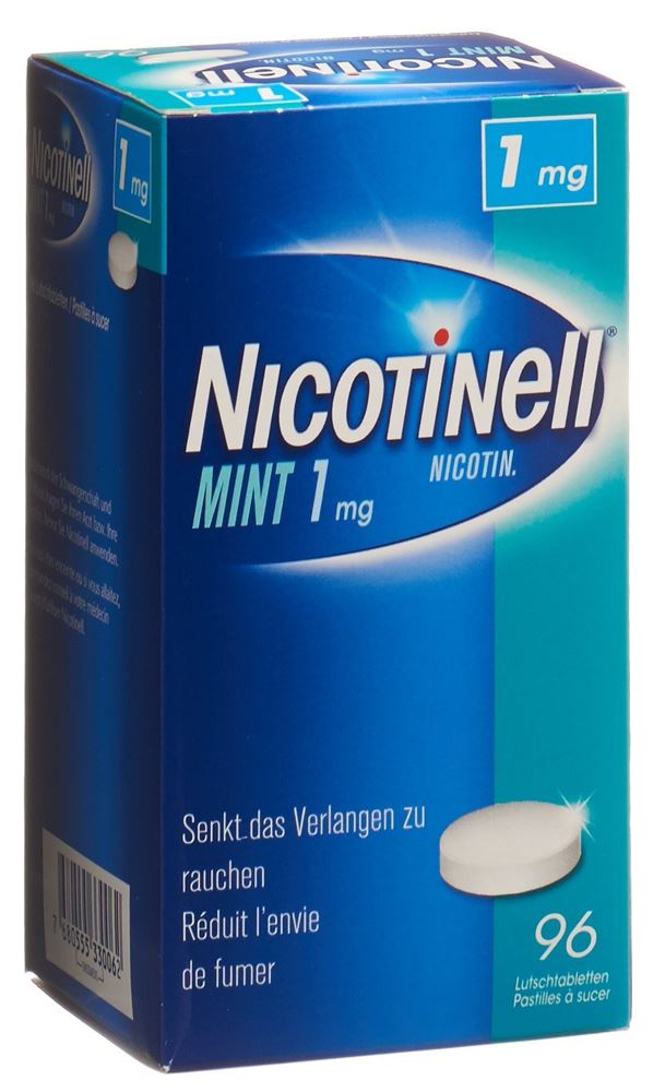 NICOTINELL cpr sucer 1 mg mint blist 96 pce