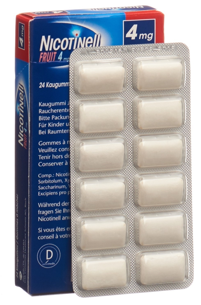 NICOTINELL Gum 4 mg, image 3 sur 4