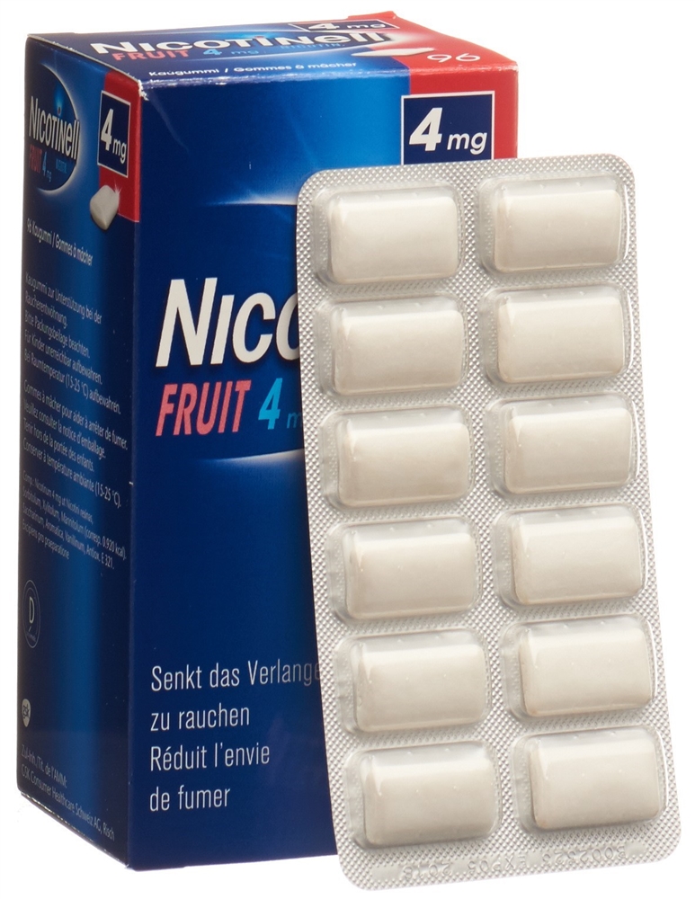 NICOTINELL Gum 4 mg, image 3 sur 4