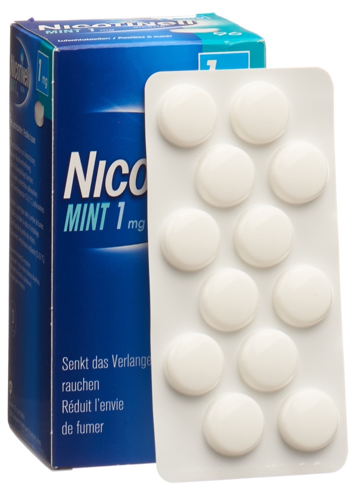 NICOTINELL Lutschtabl 1 mg mint Blist 96 Stk, Bild 3 von 4