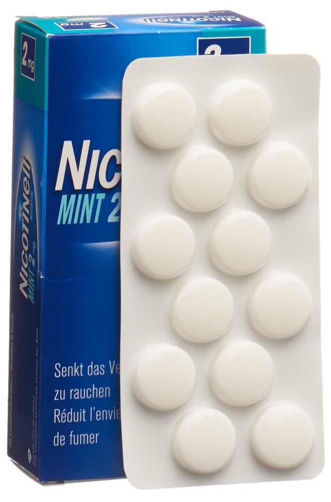 NICOTINELL Lutschtabl 2 mg mint Blist 36 Stk, Bild 2 von 4