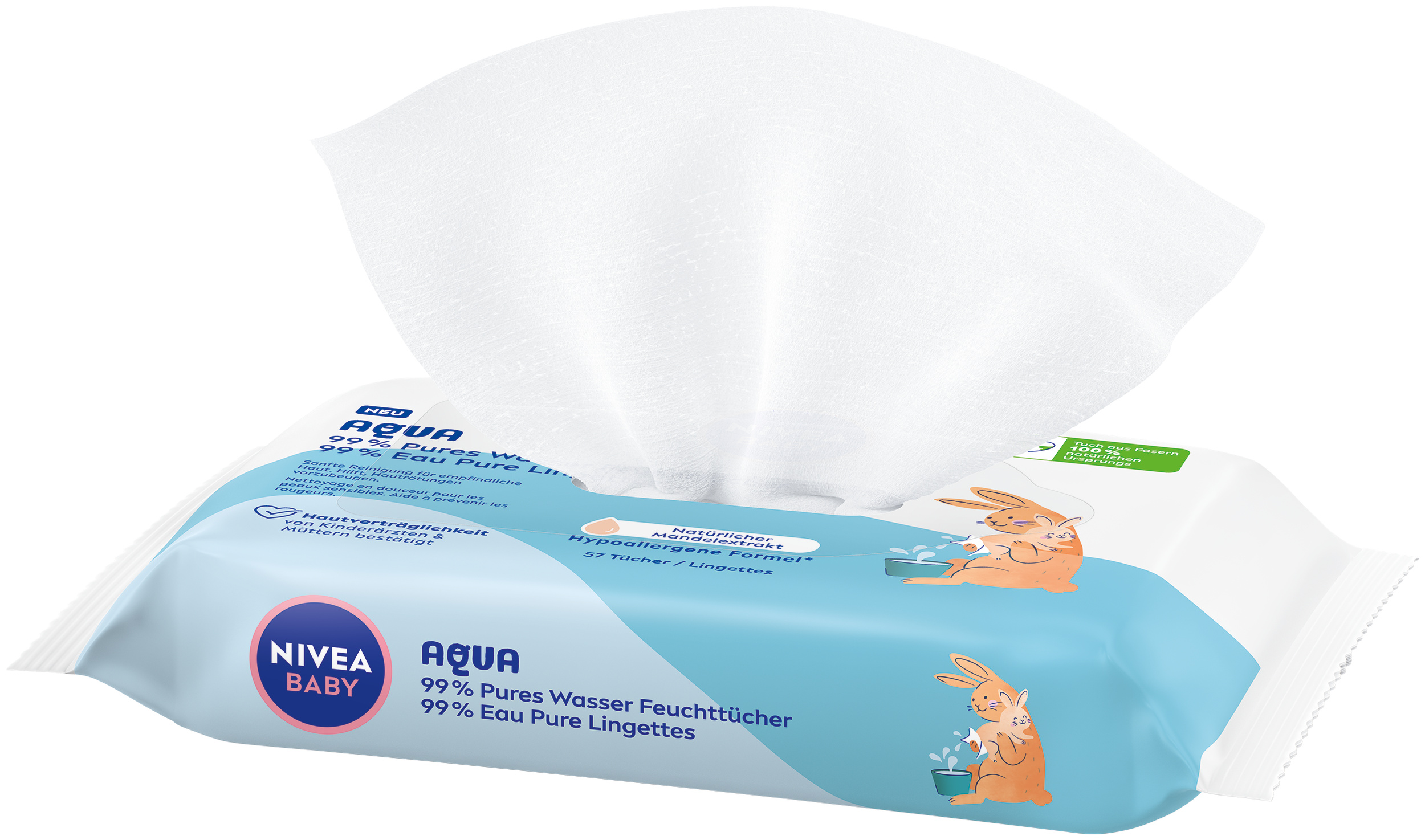 Nivea BABY lingettes, image 2 sur 3