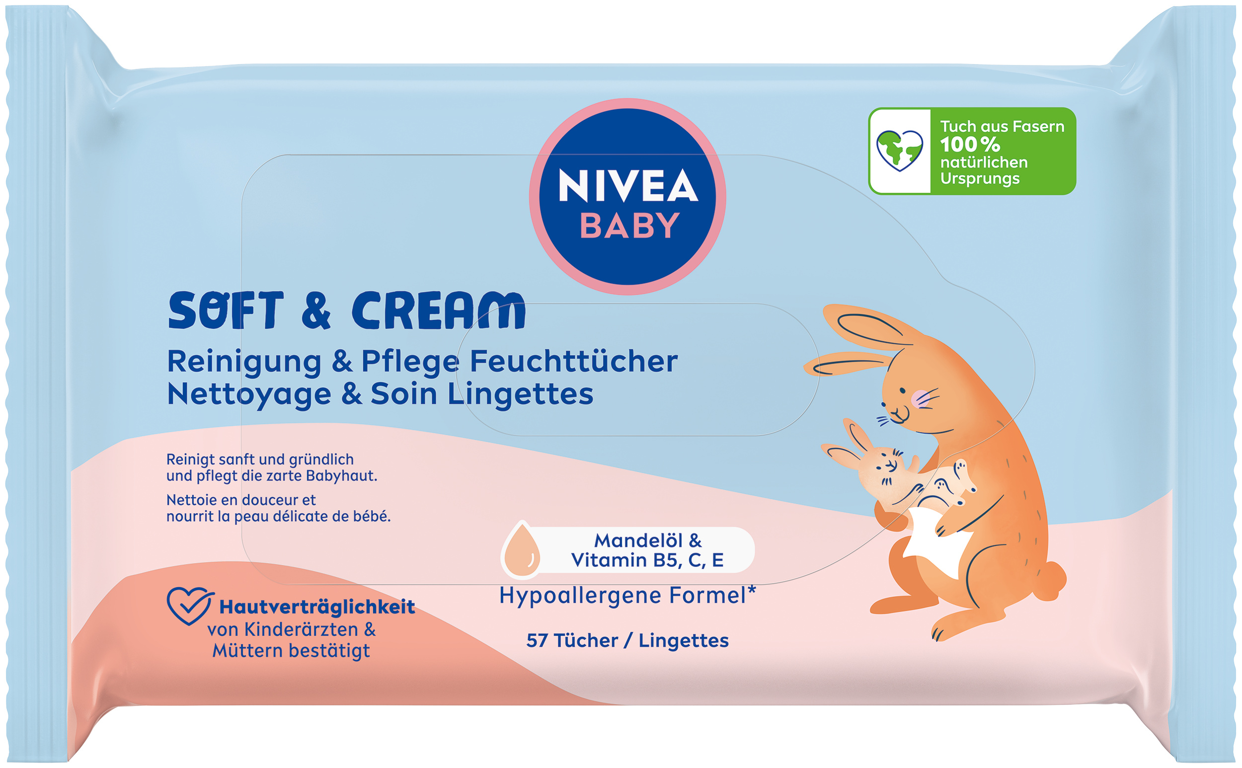 Nivea BABY lingettes, image principale