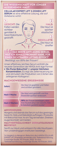 Nivea cellular expert lift 3 zones sérum, image 2 sur 2
