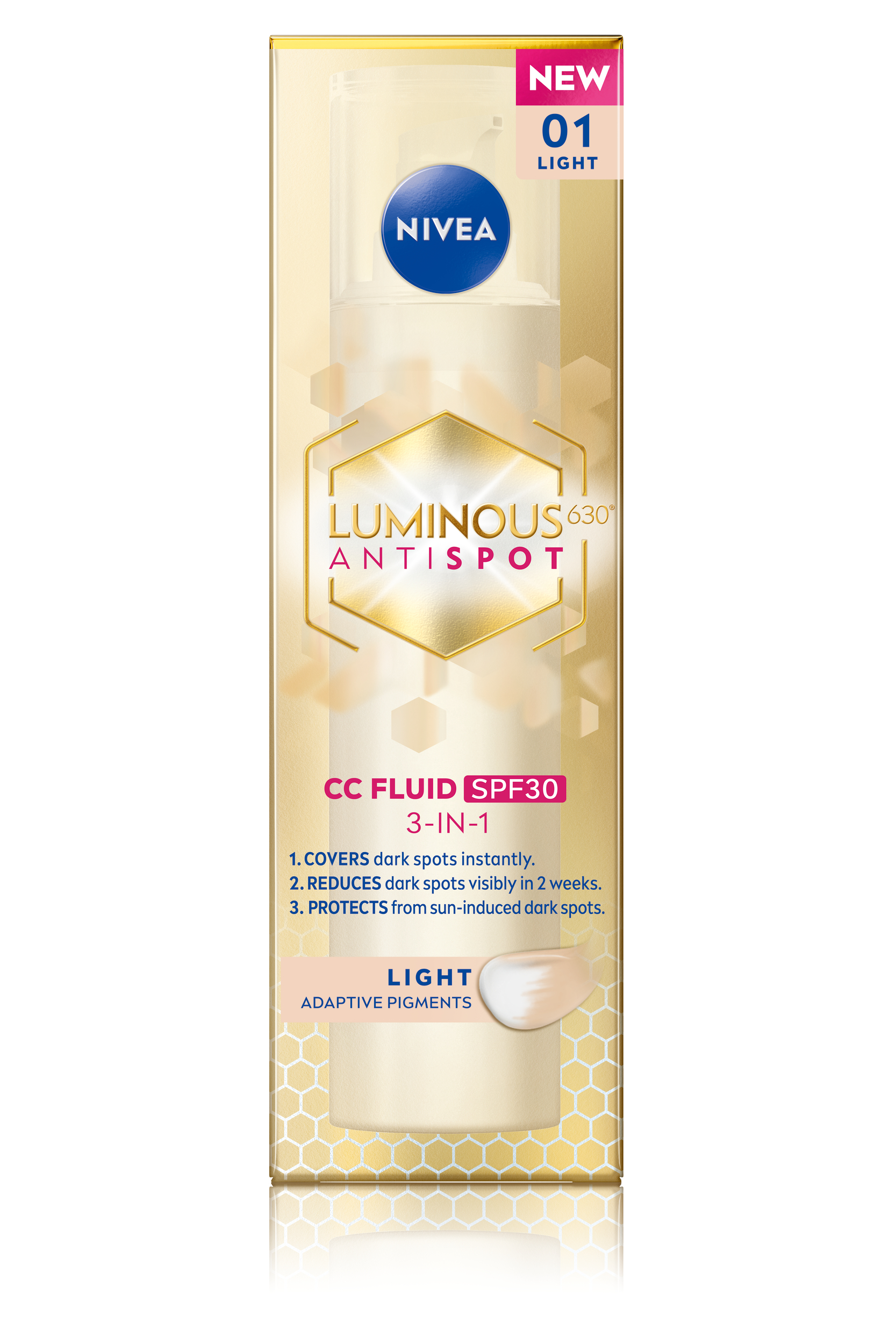 Nivea cellular luminous630 3en1 CC fluide, image 3 sur 4