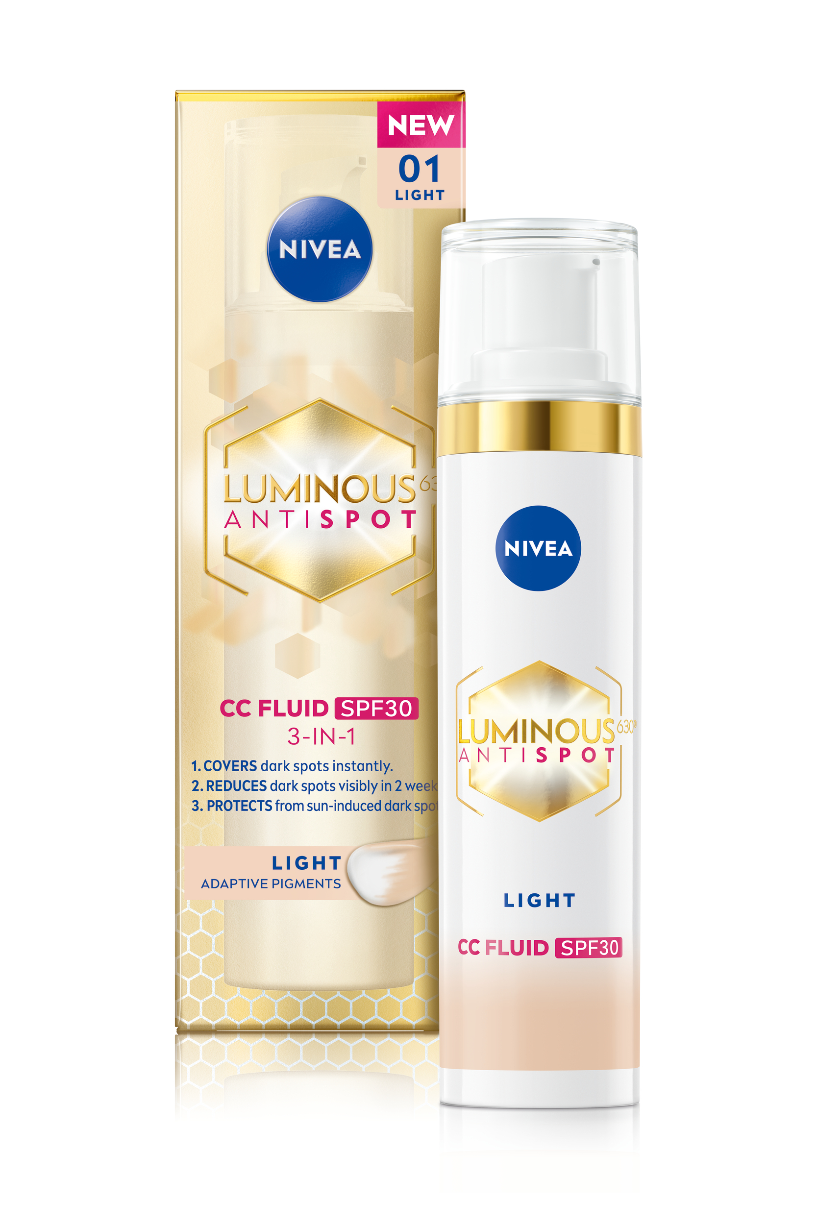 Nivea cellular luminous630 3en1 CC fluide