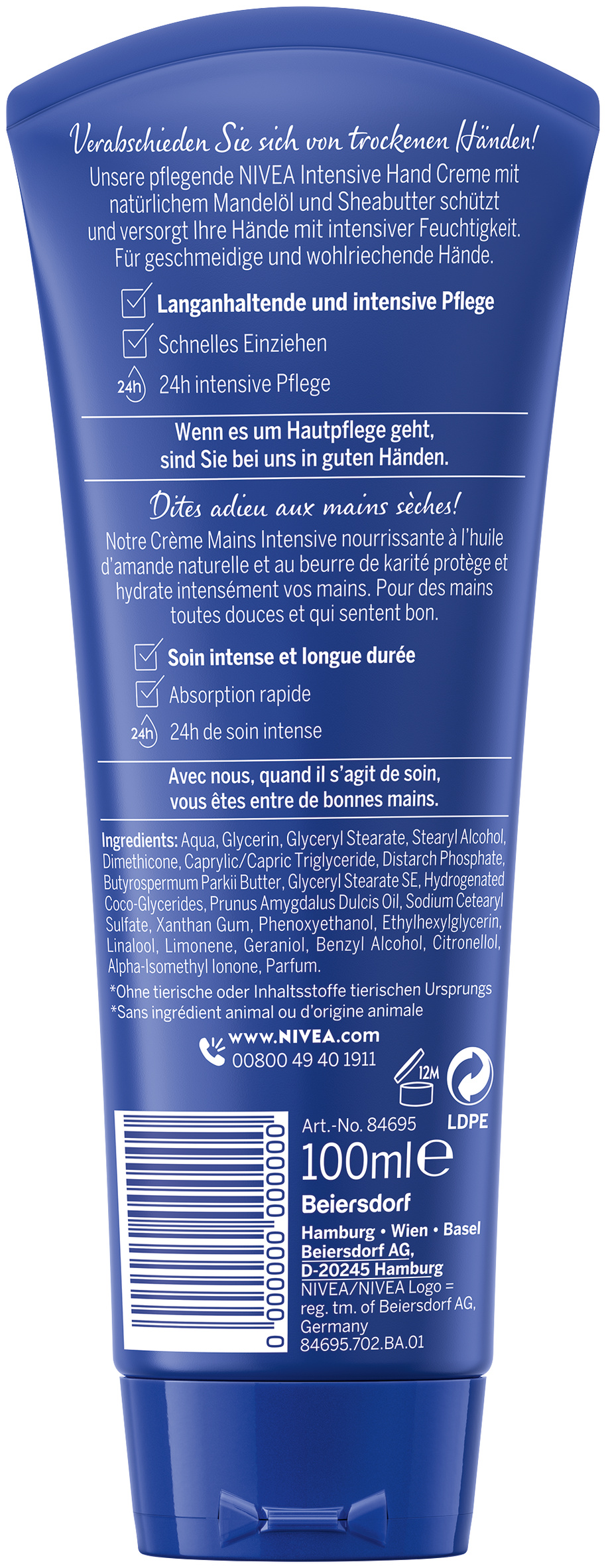 Nivea Crème Mains Intensive Care, image 2 sur 3