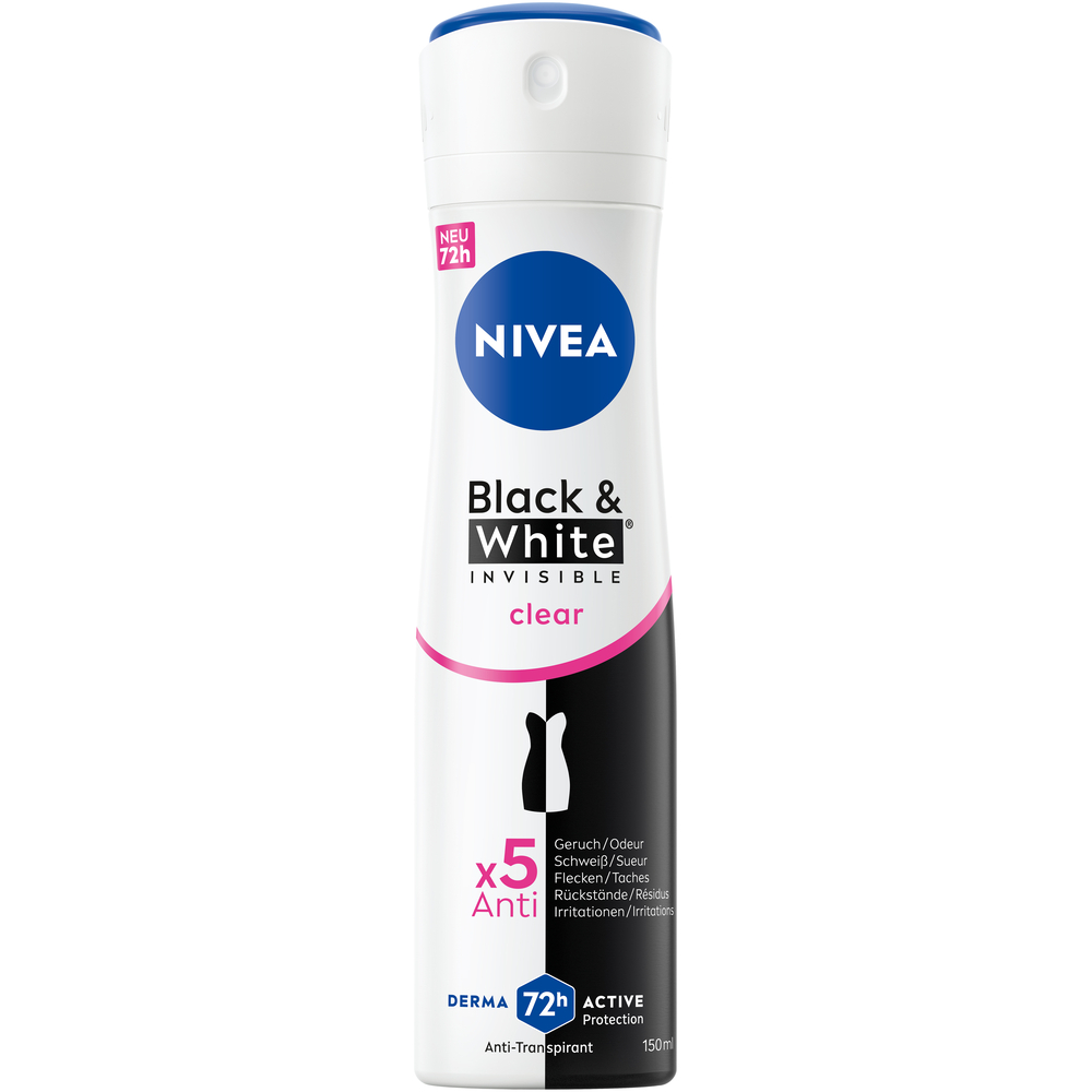 Nivea déo invisible black & white