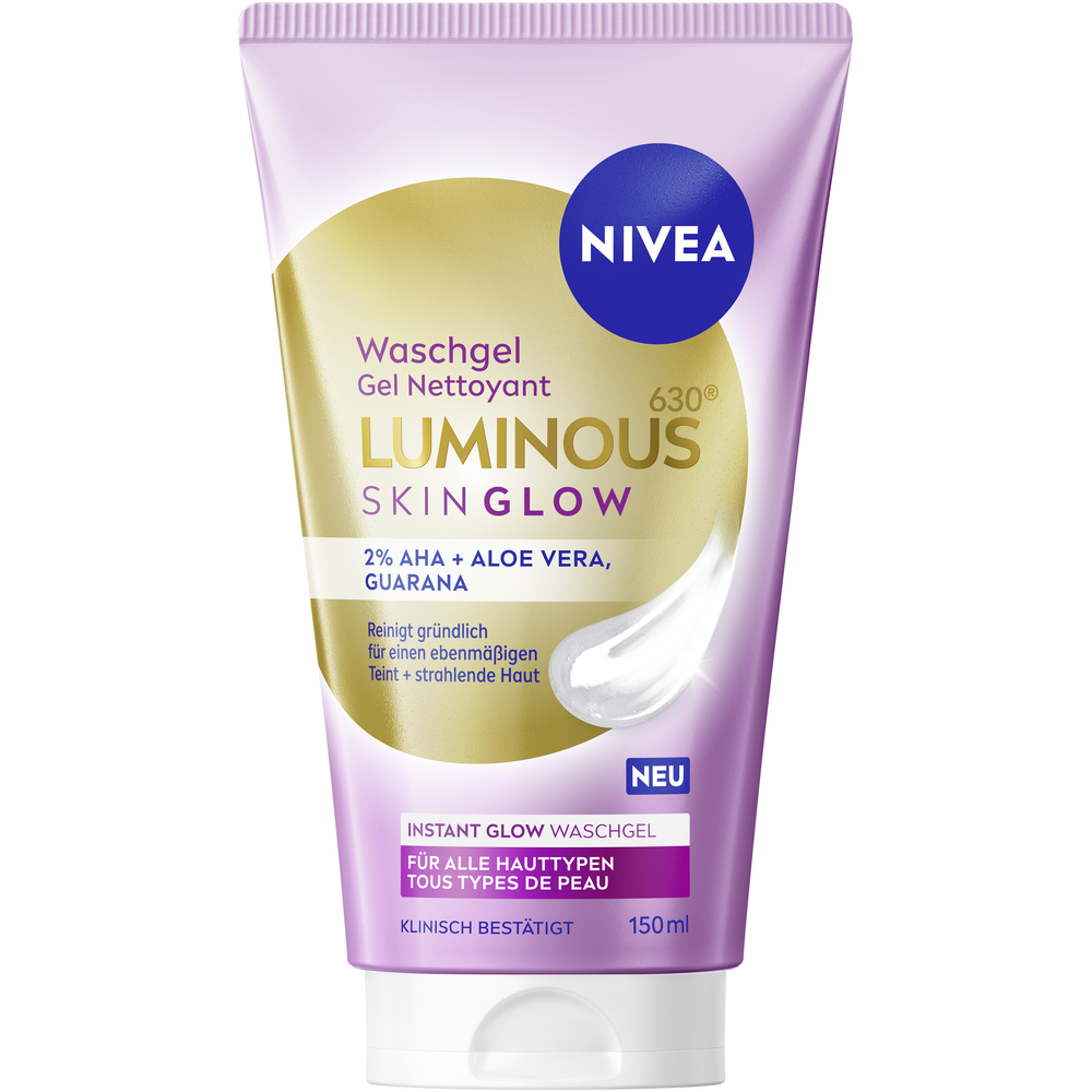 Nivea gel nettoyant luminous skin glow
