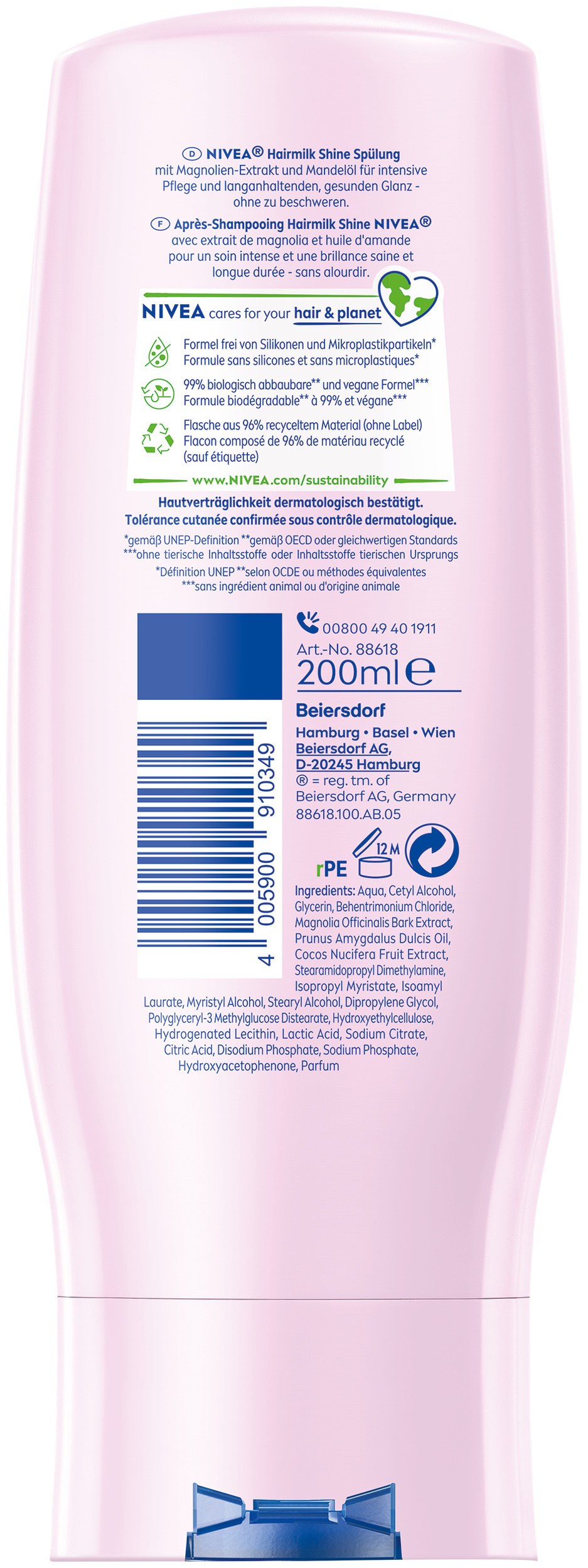 Nivea Spülung Hairmilk, Bild 2 von 3