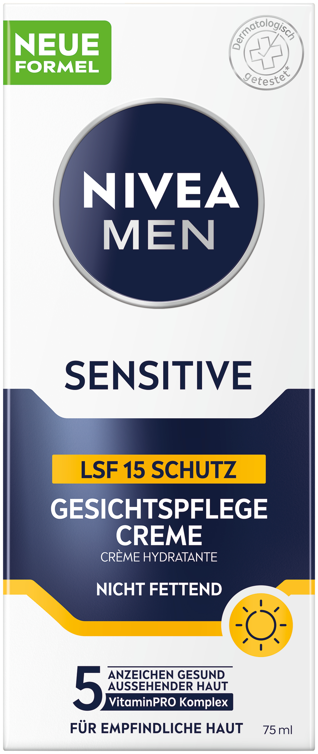 Nivea MEN Gesichtspflegecreme, Hauptbild