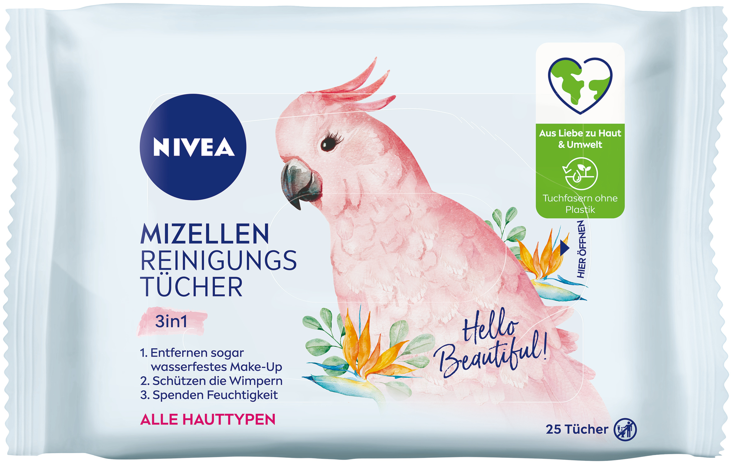 Nivea MicellAIR lingettes démaquillantes 3en1