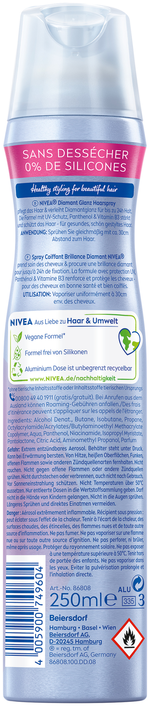 Nivea spray coiffant, image 2 sur 3