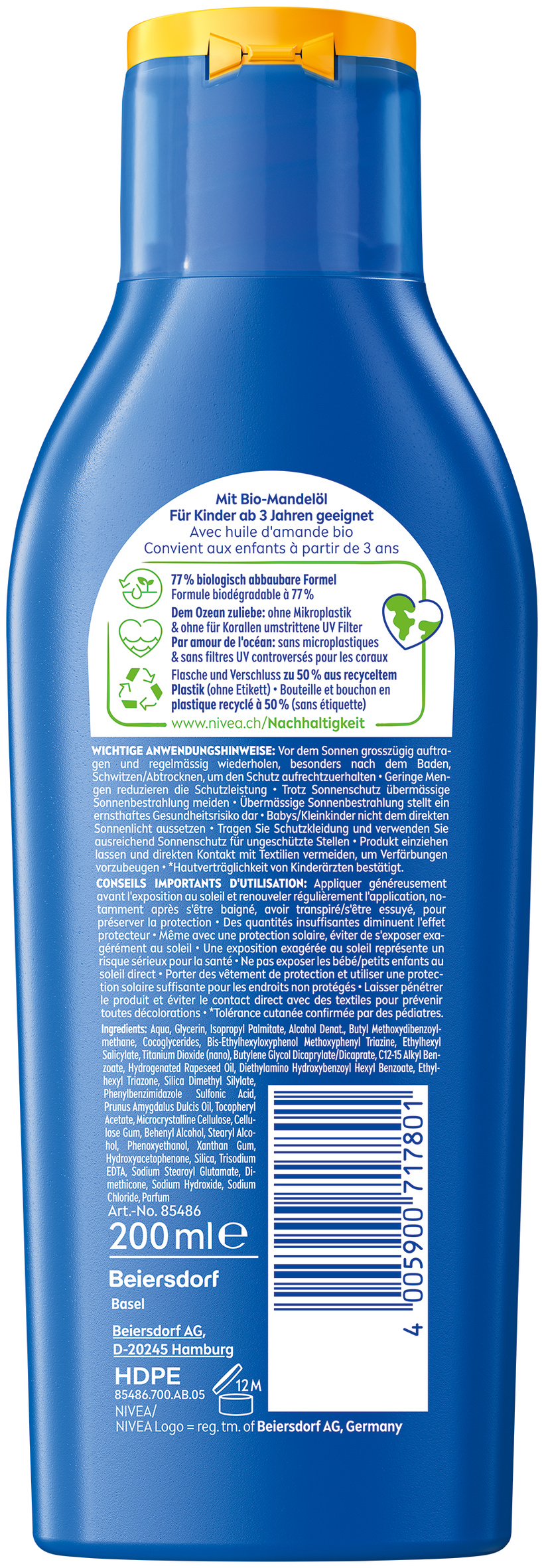 Nivea Sun Kids Protect & Play Lotion Solaire, image 2 sur 3