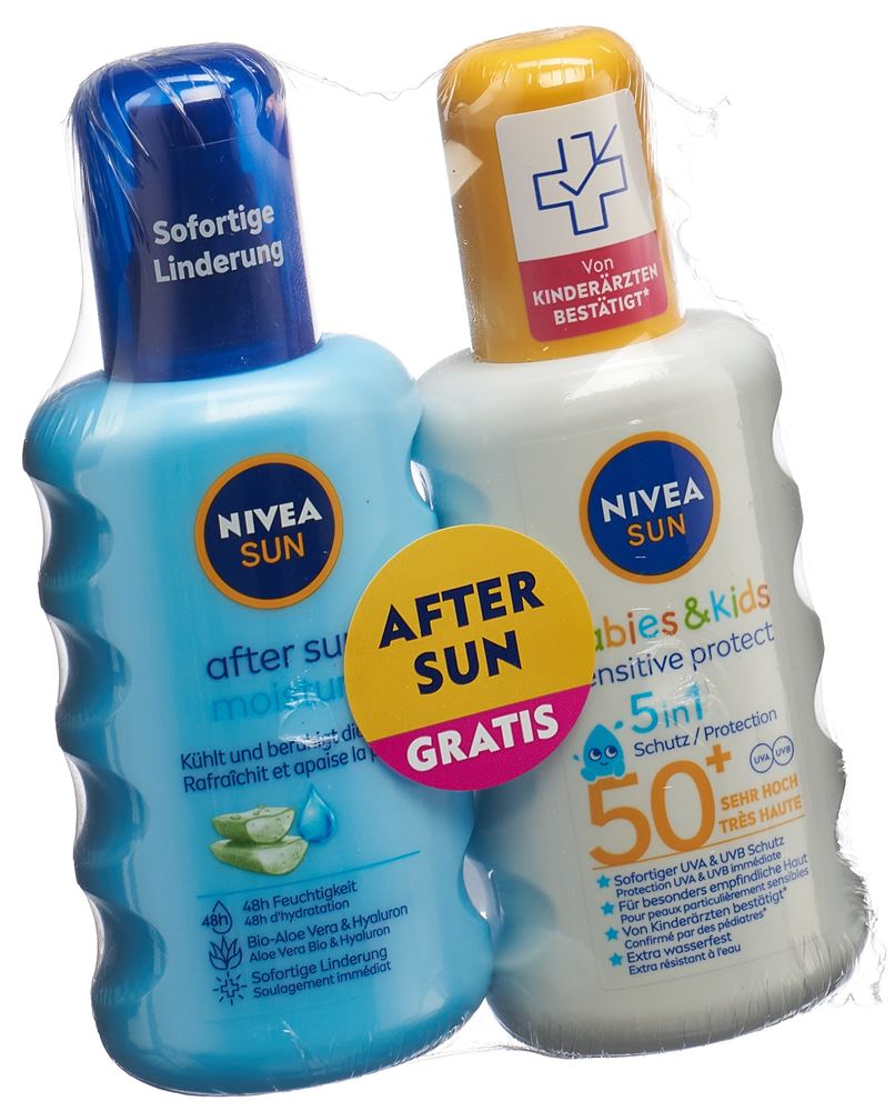 Nivea SUN mixpack kids spray sensitive FPS50 400 ml, image principale