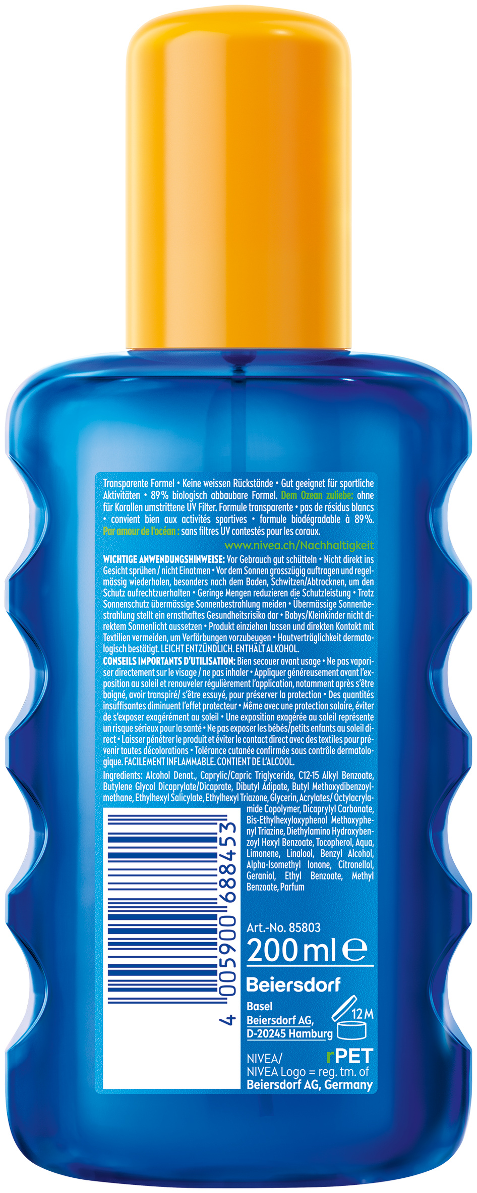 Nivea SUN protect & dry spray solaire, image 2 sur 2