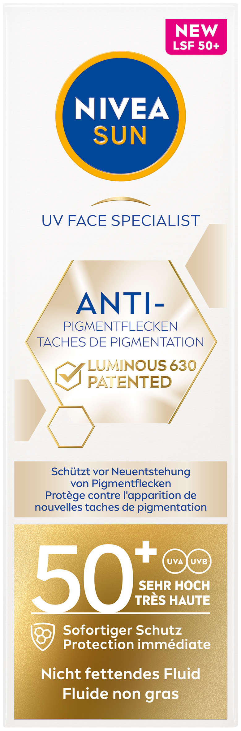 Nivea SUN UV face luminous anti-pigments, image 2 sur 3