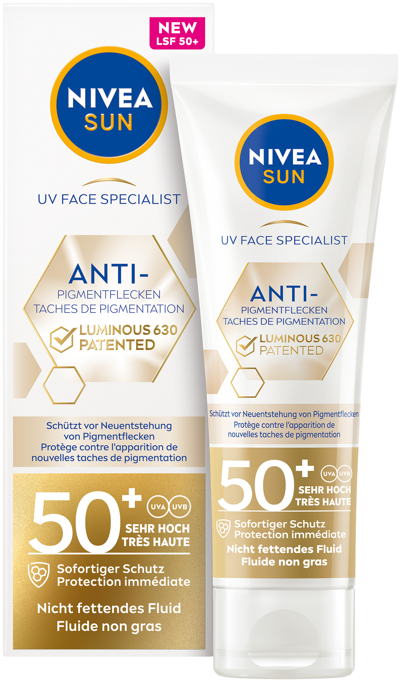 Nivea SUN UV Face Luminous Anti-Pigments, Hauptbild