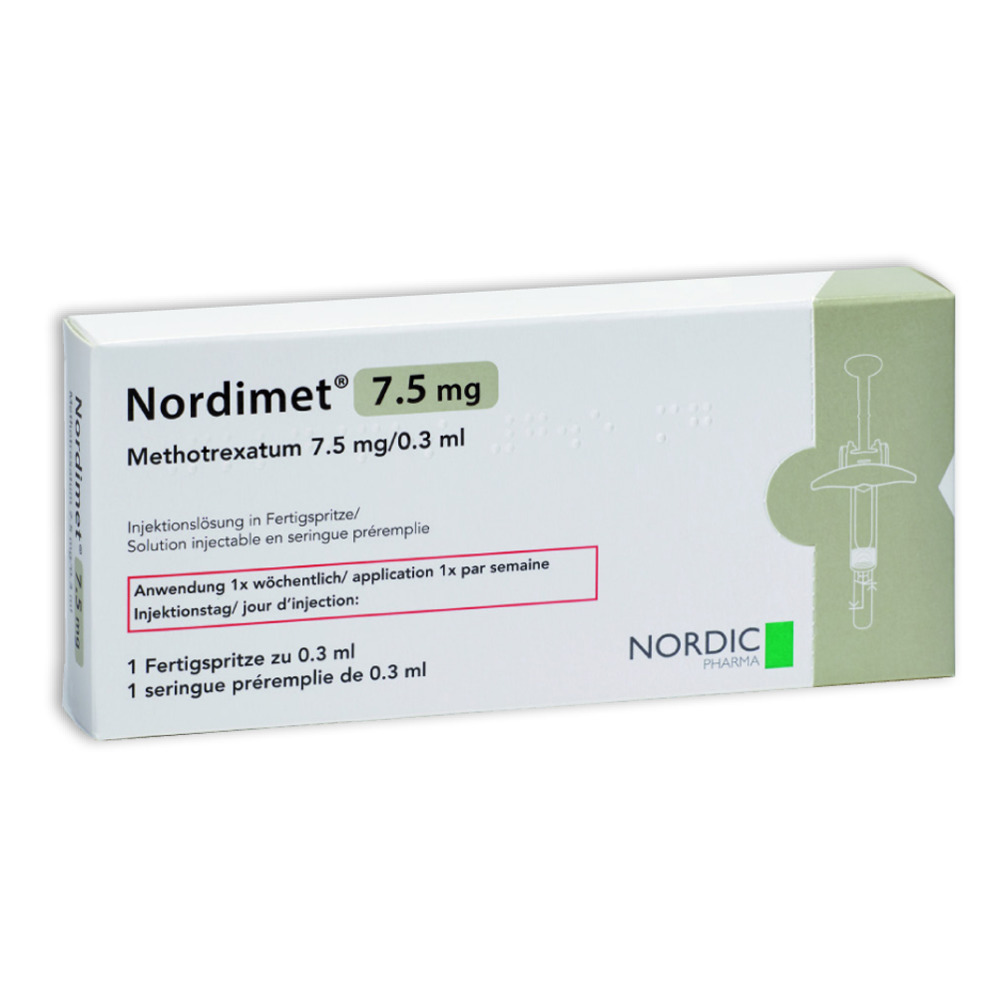 NORDIMET Inj Lös 7.5 mg/0.3ml Fertigspritze Fertspr 1 Stk, Hauptbild