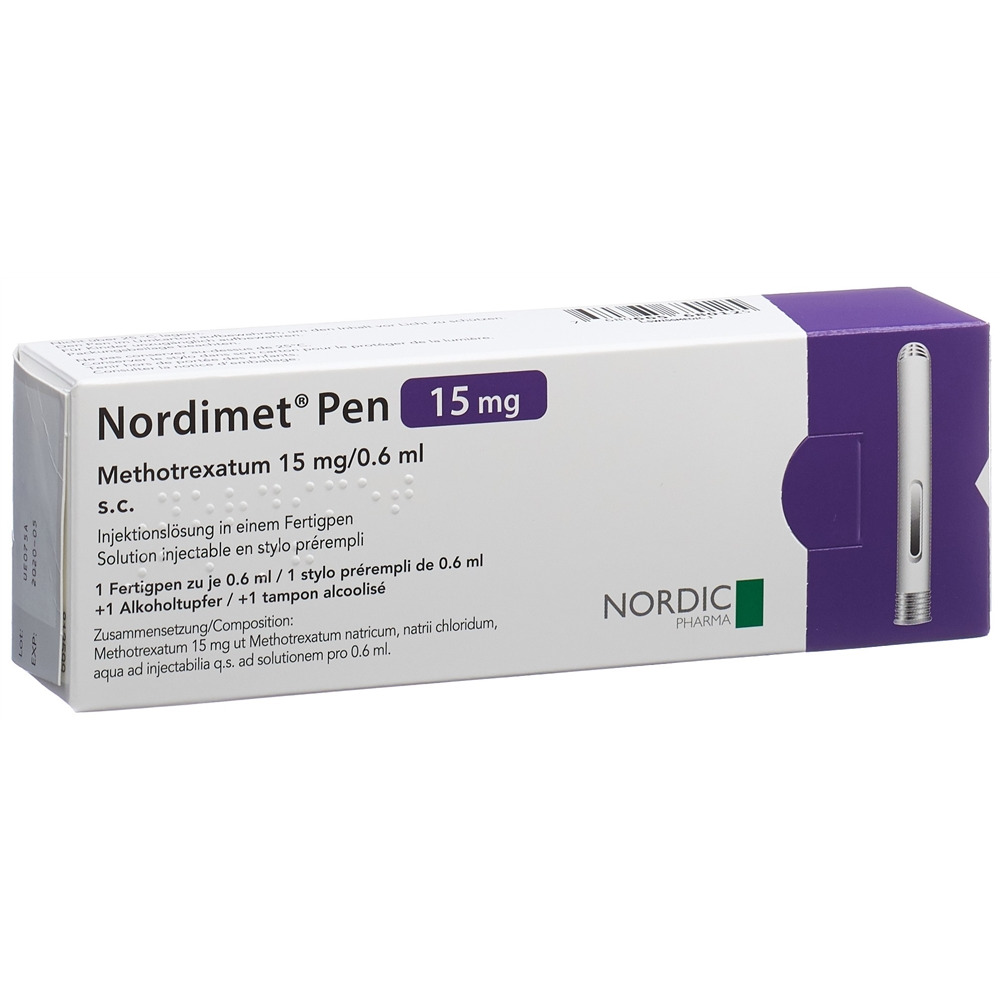 NORDIMET sol inj 15 mg/0.6ml stylo prérempli 1 pce, image principale