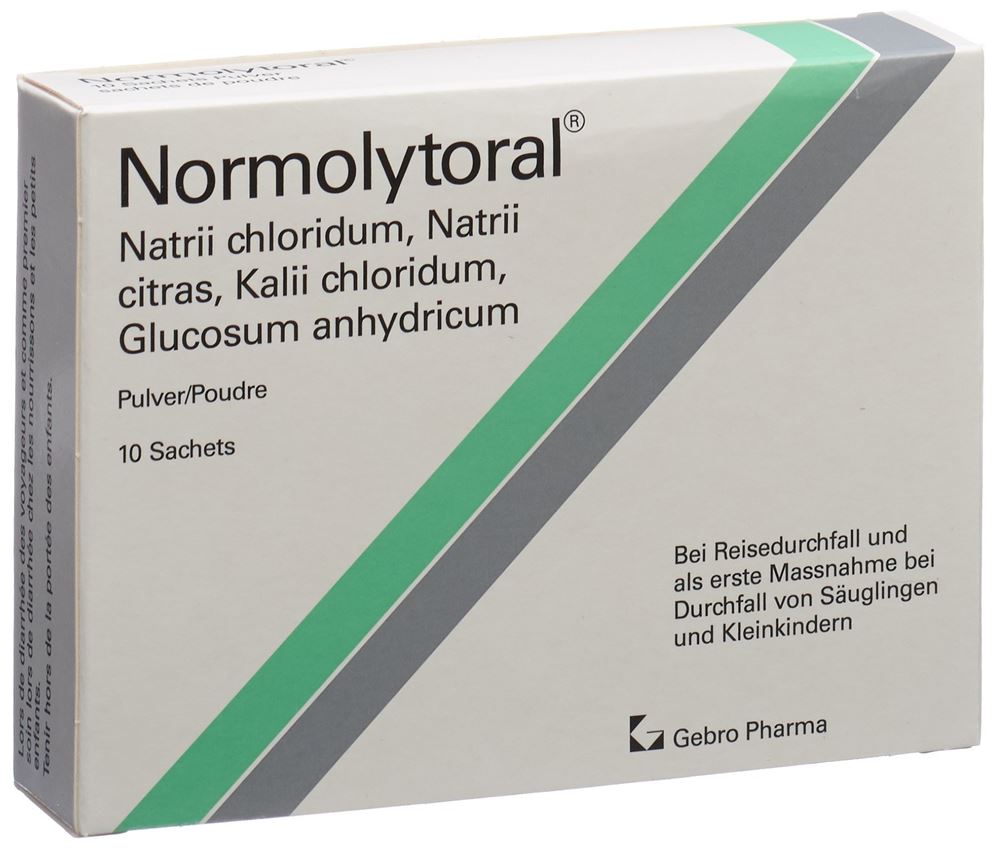 NORMOLYTORAL pdr sach 10 pce