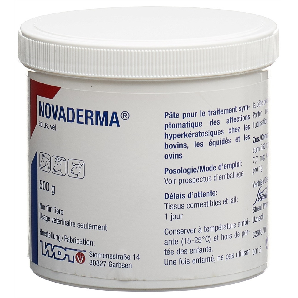 NOVADERMA pâte ad us vet. bte 500 g, image principale