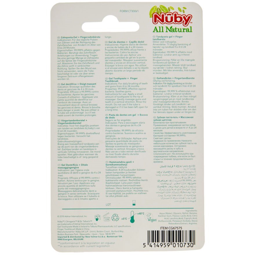 NUBY All Naturals gel nettoyant gencives, image 3 sur 3