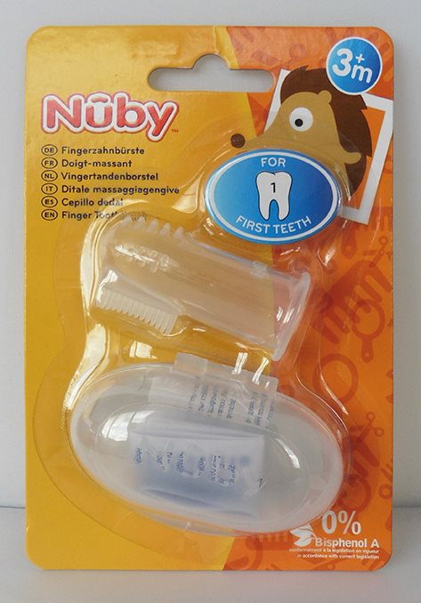 NUBY brosse à dents doigt, image principale