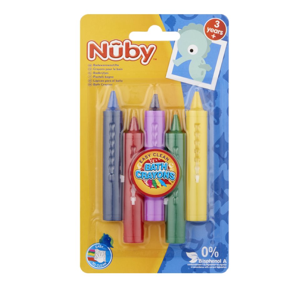 NUBY crayons pour le bain, image principale