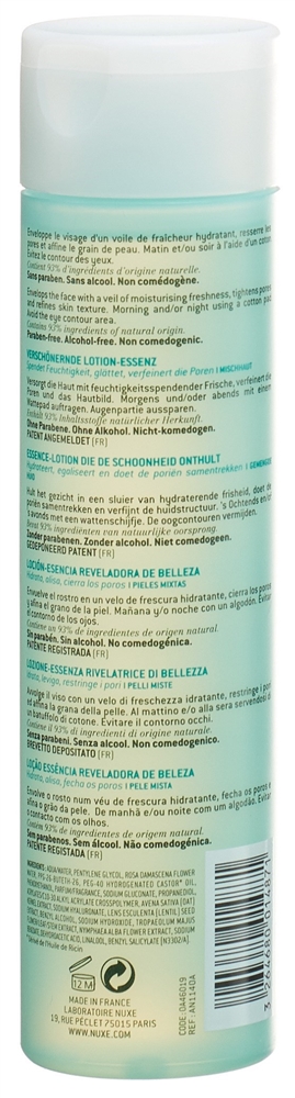 NUXE Aquabella Lotion Ess Affinante, image 2 sur 2