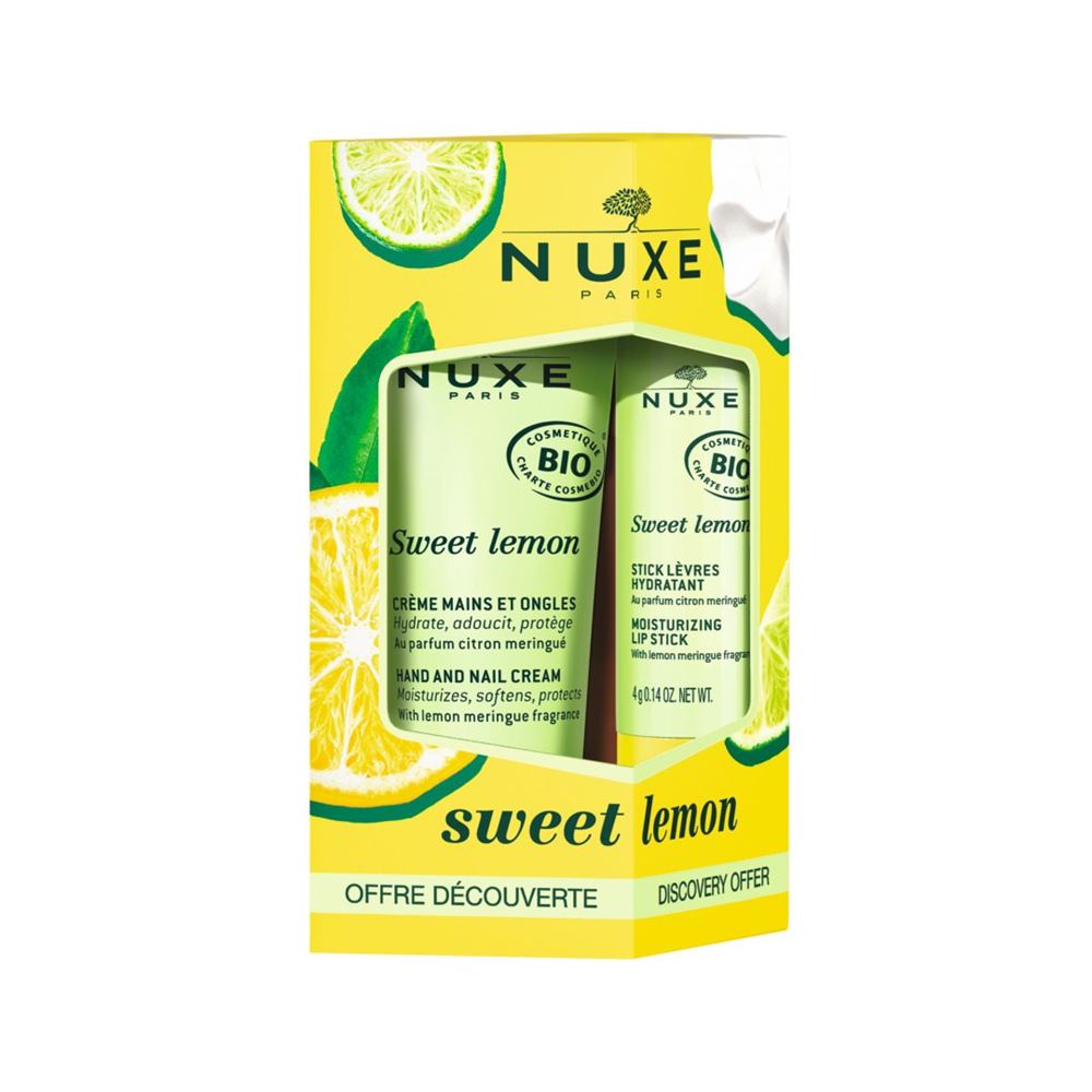 NUXE Coffret Sweet Lemon Mains & Lèvres