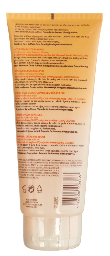 NUXE Shampoo Douche Après Soleil, image 2 sur 2