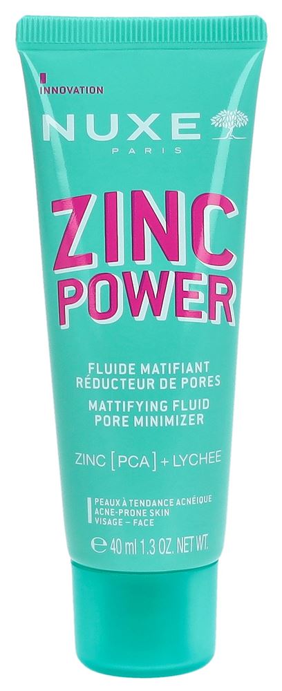 NUXE Zinc Power Fluide Matifiant Réducteur de Pores