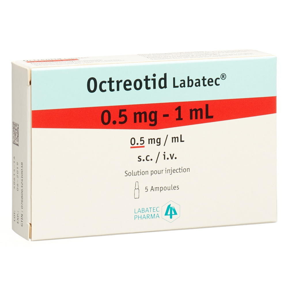 OCTREOTIDE Labatec 0.5 mg/ml, image 2 sur 2